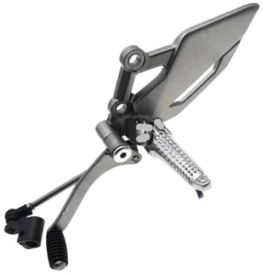 ScAua Motorcycle Left Footrest Gear Shift Lever Pedal For KAWASAKI NINJA 300/250/R Z250 Z300 EX250 EX300 Motorcycle Front Foot Pegs (Size : 1pc L gray Shifters)