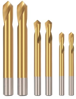 Fasenfräser HSS 90 ° 120 ° Punktbeschichtung Stub Start Center Bit Vorbereitung Führungsloch Fase Maschinenwerkzeug(5X120MMX90)
