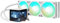 TRYX Panorama ARGB 360 Weiß | 360mm AIO mit 6,5 AMOLED Display mit 3D-anamorphem Effekt, Asetek 8. Gen Pumpe, 320W TDP, ARGB-Lüfter - für LGA 1851/1700/1200/115X & AM5/AM4