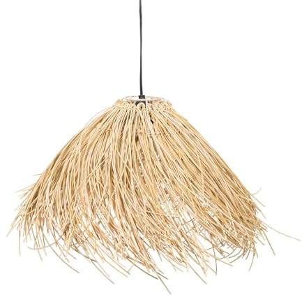 ValueLights | Natural Grass Solar Powered Outdoor Hanging Pendant Garden Pergola Light