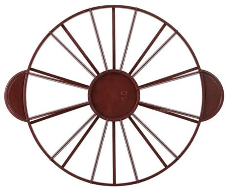 XinSeYuAN 10/12 Cake Divider Double Sided Cake Equal Portion Marker Round Cake Portion Marker for DIY Cooking Baking Mousse Cake Pastry (Brown)