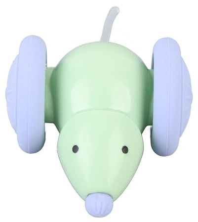 Ausla Juguete para Ratas con Movimiento Automático, Juguete Interactivo Inteligente de Silicona ABS para Gatos, Sonidos de Movimiento Aleatorio, Ideal para Gatos de Interior y Juegos de Mascotas