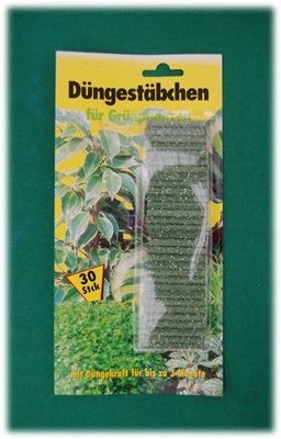 Düngestäbchen für Grünpflanzen 30 stück