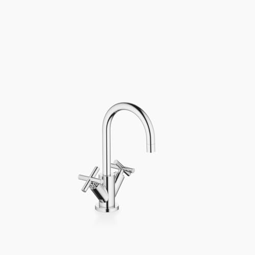 Dornbracht TARA Einloch Waschtischbatterie, mit Ablaufgarnitur, Ausladung 135 mm, 22512892-00, Farbe: Chrom