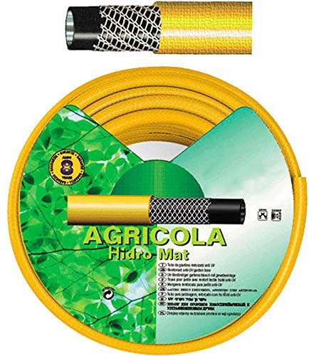 SATURNIA 8071010 Manguera Amarillo Hidro Mat 19 mm. - 3/4 Rollo 50 Metros
