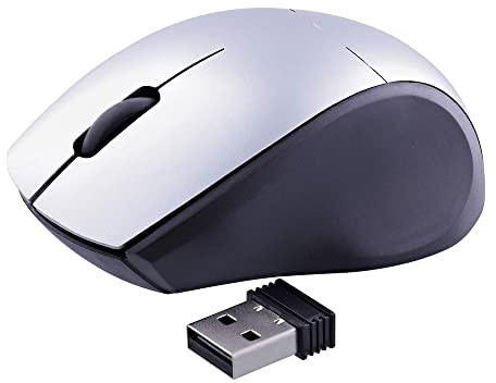 T'nB - Souris sans Fil Mini Miny, Ultra Compacte, Connexion USB par Dongle, Plug & Play sans Installation, Veille Automatique, Alimentation À Pile AAA Incluse, Confort D'utilisation - Gris