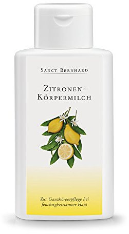 Sanct Bernhard Lait corporel au citron avec des facteurs d'hydratation naturels 250 ml