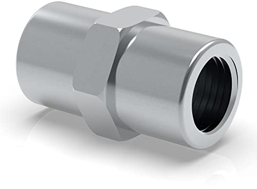 100x Verbinder M10 x 1 für Bremsleitung 4,75 mm Bördel F Typ OAA Profi Bremsleitungsverbinder DIN/ISO 1651 konform