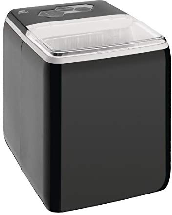 Nisbets Essentials Countertop Ice Maker 20kg Output - Auto-Cleaning, 2 Ice Sizes, Scoop Included DC439