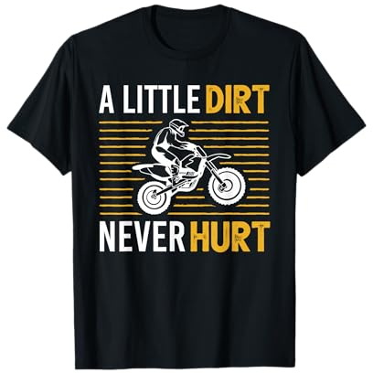 Funny Dirt Bike Design For Kids Boys Girls Motorbike Racing T-Shirt