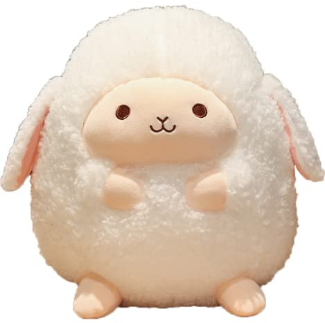 TONGSONG 23cm Plüsch Schaf Kuscheltier Schaf Umarmung Kissen Kuscheliges Lamm Kissen Plüschtiere Lamm Geschenke für Kinder und Liebhaber