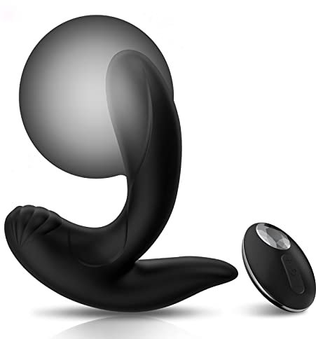 ZWFUN Aufblasbarer Analplug Anal Dildo Vibrator Drahtlose Fernbedienung Männlichen Prostata-massagegerät Riesige Butt Plug Anal Expansion Sex Spielzeug für Männer