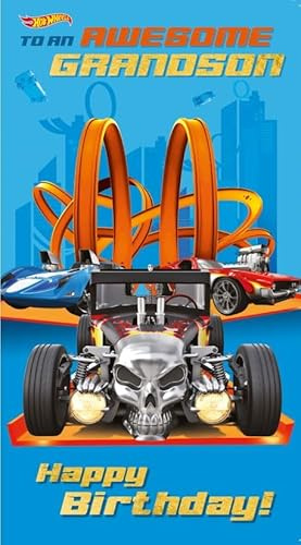 Danilo Promotions LTD Hot Wheels Geburtstagskarte für Enkel
