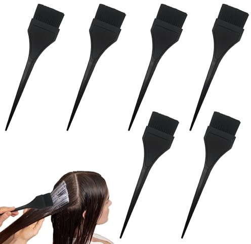 6 Pcs Pinsel Haare Färben groß 20cm x 4.4cm Haarfärbe Bürste Doppellagige Borsten Zum Auftragen oder Mischen von Haarcreme Haare Färben Zubehör für Barbershop und Home Coloring