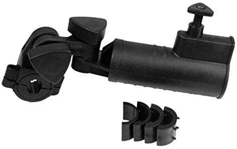 Luzhengyang Adjustable Golf Cart Umbrella Holder Stand | Universal Trolley Attachment with Swivel Connector for Clubs | for Golfers, Wheelchairs, Bikes, and More
