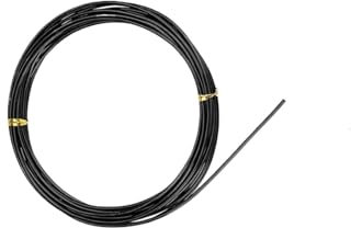 Fil De Fer Pour Bonsaï Fil de bonsaï 1/3/2mm, 5m, fils d'entraînement for arbres, fils en aluminium, fil d'entraînement for plantes, fil de jardin noir for façonner le bonsaï d'intérieur Fil De Ligatu