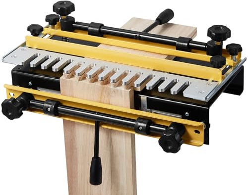 VEVOR Gabarit à Queue d'Aronde, Largeur 310 mm, Gabarit de Toupie à Queue d'Aronde avec Fraise à Tenon 12,7 mm, Alignement Précis, Outil de Travail du Bois pour Fabrication Meubles, Armoires en Bois