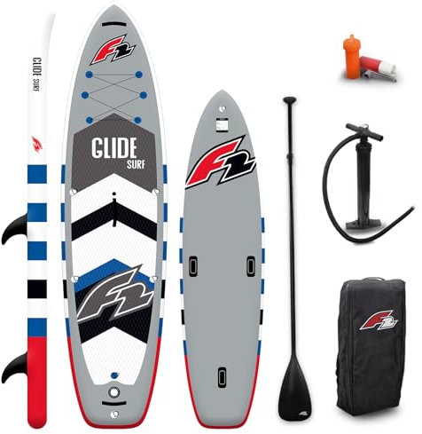 F2 SUP Stand Up Paddle Board Glide Surf 11'7'' Grau 2024