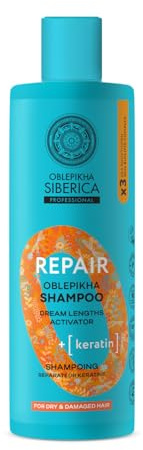 Champú Reparador de Queratina - Hidratación y Volumen Profesional 400 ml