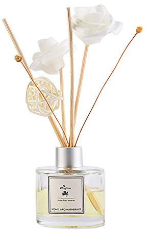 Generisch Badezimmerdekoration Rot Natürliche Diffusoren 50 ml und Duftstäbchen Öl Glasflasche Öl mit Wohnkultur Grabgestecke Für Urnengrab Winter (L, L)