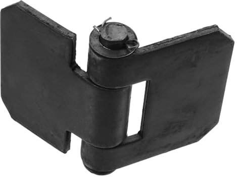 Charnière pour Porte Lourde en Fer Noir, Pliable pour Remorque
