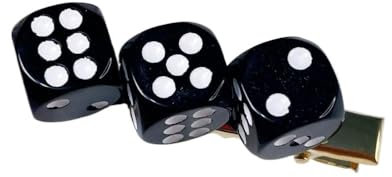 Spille per capelli, spille per capelli per chignon 4 fermagli for capelli a forma di dado, divertenti mollette, copricapo, decorazioni for feste, fermagli for capelli for donne(Black)