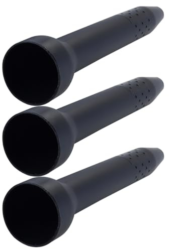Hoite Lot de 3 entonnoirs d'arrosage pour racines, arroseur de plantes, irrigateur de racines d'arbres, piquets d'irrigation pour jardin, légumes, plantes et fleurs
