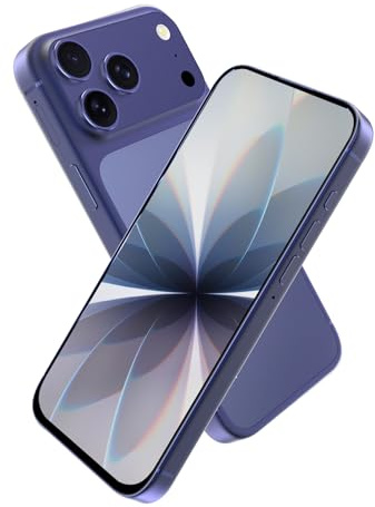 AODOEU Telephone Portable Pas Cher Android 14-8 Go +128Go/TF 1To Smartphone Pas Cher, 6,58 HD+, 21MP+13MP, 6958mAh Smartphone Débloqué, Téléphone 4G Dual SIM/GPS/Face ID/OTG-Bleu