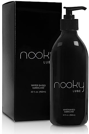 Personal Lubricant. Nooky Lube Natural Water Based Lubes for Men and Women. Made in USA. (32oz)