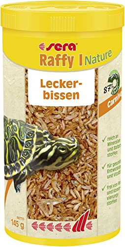 sera Turtle Gammarus Snack 1.000ml (145g) | Snack mangime tartarughe acqua carnivore | Con gammarus, krill e gamberetti | Integrazione ricca di proteine | Mangime tartarughe | Cibo per tartaruga