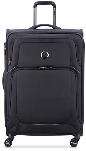 DELSEY Paris - OPTIMAX LITE - Weichgepäckkoffer 78 cm x 50 cm x 31 cm - 96 L - XL - Schwarz