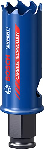 Bosch 1x EXPERT Tough Material hålsågar (för Trä med metall, Tegel, Ø 22 mm, Professional Tillbehör Borr/skruvdragare)