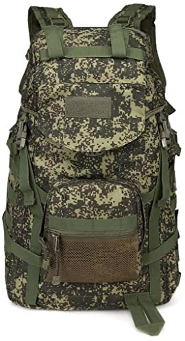 Notfallrucksack Wasserdicht Fluchtrucksack 60L, Wanderrucksack Große Kapazität Militär Taschen Für Männer Reisen Camping Jagd Trekking Klettern Rucksack F