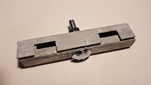 20x Mattenverbinder U-Form in feuerverzinkt Gittermattenverbinder Doppelstabmatten Zaun