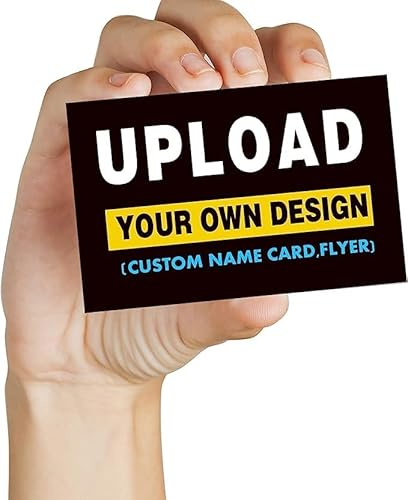 Custom Business Name Card,Upload Your own Design,2 x 3.5, Personalised Business Card (100)