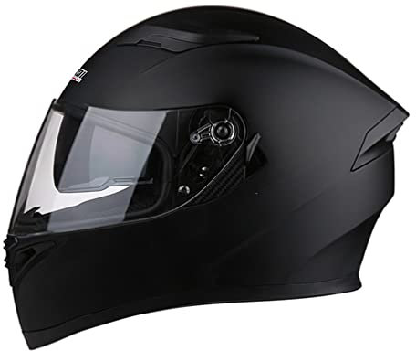 Herren-Vollvisierhelme für Motorradhelme Klassisches ABS Frühjahr Herbst Cruiser Aviator Frauen Elektrofahrrad Herausnehmbares Futter Doppelte Linsen