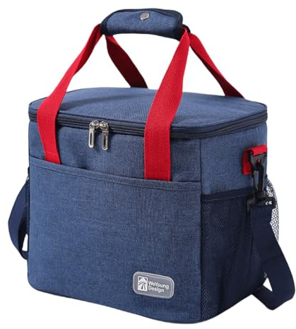FAVORTALK 11918 Isolierte Lunchbox, robust, auslaufsicher, weiche Kühltasche für Männer, Frauen, Erwachsene, Mädchen, Jungen, Arbeit, Schichten, Flug, Strand