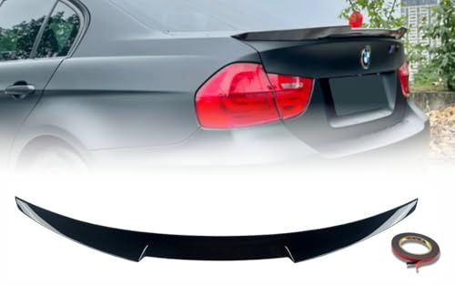 MpTuned BMW E90 M4 stil bakre spoiler glänsande svart för BMW 3-serien 2004–2013 Sedan 4-dörrars 318i 320i 330i 340i m340i 318d 320d 3330i 340d m340d