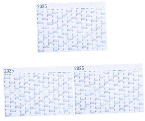 NUOBESTY 3sätze Wandkalender Für Zuhause Und Design Für Ihre Jahresplanung Als Raumdekor Zeitbewusstsein Und Planungskompetenz