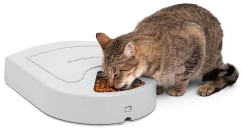 PetSafe Futterautomat für 5 Mahlzeiten für Hunde und Katzen, Futterspender, Mahlzeiten planen, 5 Schalen für je 237 ml (1 Cup)