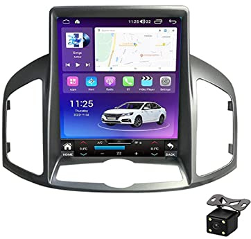ZCHBSM Radio estéreo para automóvil de doble DIN con Bluetooth y pantalla táctil de 9,7 para C-hevrolet Captiva 2011~2016 con cámara de respaldo compatible con Carplay/Android Auto/DSP/navegación GPS