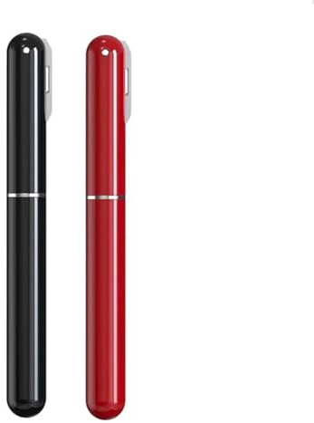 HondoKet Stylo Décapsuleur de Bouteille de Vin Pompe à Air, Tire-bouchon Portable en Plastique, Ouvre-bouteille de vin pneumatique sûr, Aiguille, Rouge + Noir