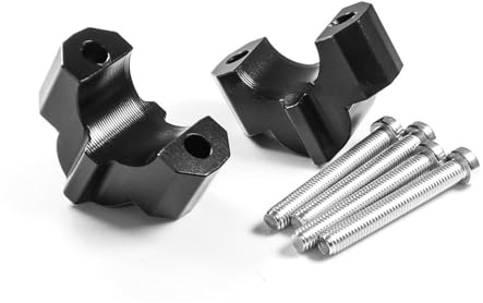 Motorcycle Handle Bar Riser For BMW S1000R M1000R 2021- Motorcycle Accessories Handlebar Riser Drag Handle Bar Clamp Extend Adapter Handlebar Bar Risers(Black)