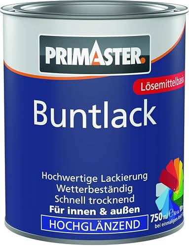 Primaster Buntlack 750 ml reinweiß hochglänzend Buntlack