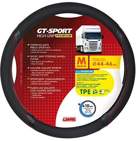 LAMPA 98016 Lenkradbezug Lenkradhülle 44-46cm TPE (thermoplastischer Elastomer)