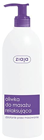 Ziaja, olio per massaggio rilassante, non lascia macchie, emolliente, 500 ml