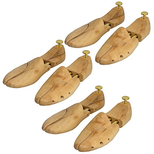 DynaSun 3X LTH5 2-Way 43-44 Paire Embauchoirs Extenseur en Bois de Cèdre Réglables Professionnel Haut de Gamme pour Hommes et Dames