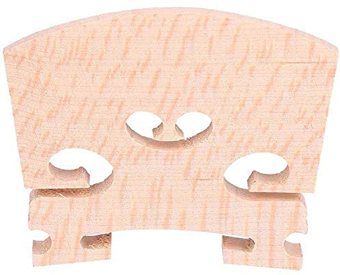 Violin Bridge, 5Pcs Aged Maple Wood for 1/4 Size Violin, Durable Pre-Cut Set with Bright Tone, Musical Instrument Accessory