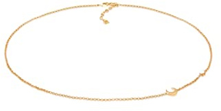 Elli Halskette Damen Filigran Basic Minimal mit Mondstein 925 Silber