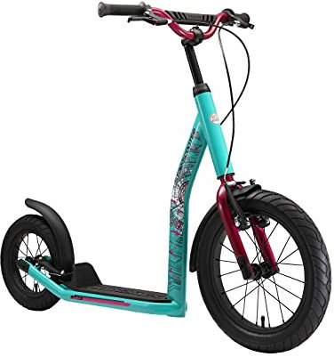 STAR SCOOTER Kinder Tret Roller ab 8 Jahre | City Kick Scooter Luftreifen Höhenverstellbar 16 Zoll New Gen | Mint